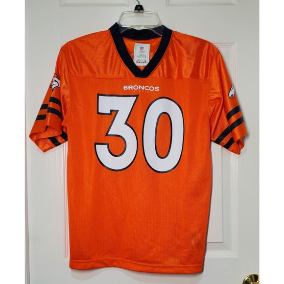 NFL Other - Denver Broncos - Lindsay #30 Jersey Youth XL Blue and Orange NFL Jersey